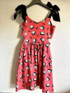 未使用！LDS×Betty Boop★ベティちゃん総柄ワンピース★フリー