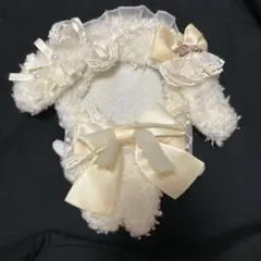 ハンドメイド ぬいぐるみ 白 量産型 16cm