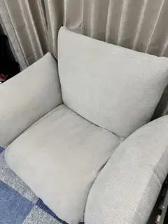 【現地渡し限定】無印良品1人掛けソファリクライニング　フロアソファ