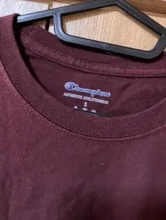 Champion バーガンディ Tシャツ S