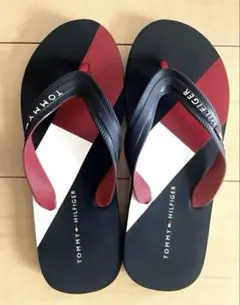 【美品】TOMMY HILFIGER ビーチサンダル 紺 ネイビー