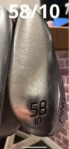 PING GLIDE 58/10 ドット黒 ウエッジ