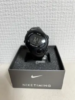Nike NIKETIMING 腕時計 ブラック/シルバー　箱つき　y2k Nike NIKETIMING 腕時計 ブラック/シルバー 箱つき y2k - メルカリ