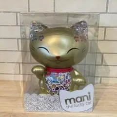 ❤️新品❤️mani the lucky cat ゴールドフィギュア・貯金箱