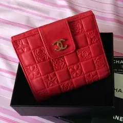 シャネル Wホック折り財布