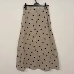 URBAN RESEARCHドットプリントフレアスカート