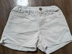 ホワイト ハーフパンツ 140cm