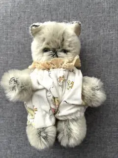 作家様作品　くしゃ顔　チビ猫ぬいぐるみ　minne