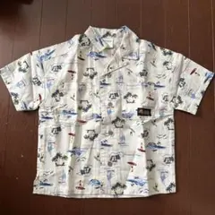 キッズ　ワイシャツ　アロハシャツ