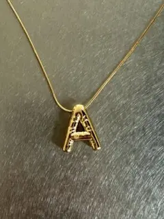 tok イニシャルネックレス　A