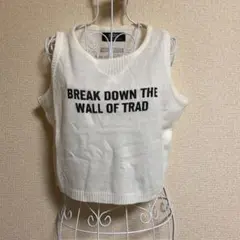 BACKS★ニットトップス　ベスト