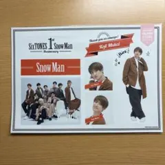 SixTONES 1st Snow Man Anniversary ステッカー