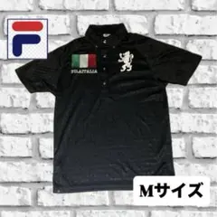 古着　FILA GOLF 黒 Mサイズ ポロシャツ