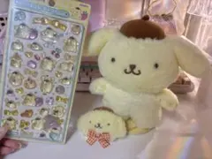ポムポムプリン ぴたっとふれんずBONBON DROP ぬいぐるみ セット