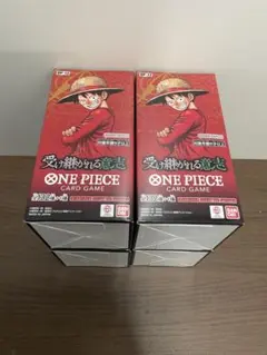ワンピースカードゲーム　受け継がれる意志　4BOX テープ付