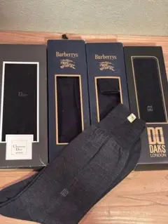 Dior Burberry Daks London ソックスセット 25-26