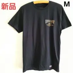 訳あり 新品 Quiksilver ブラック Tシャツ M