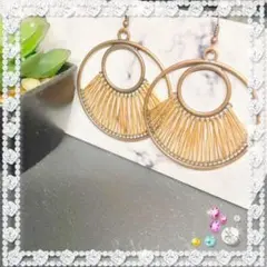 エスニックジュエリー ボヘミアンピアス
