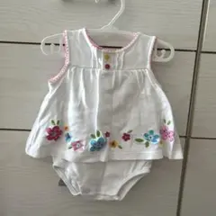 ロンパース　花柄