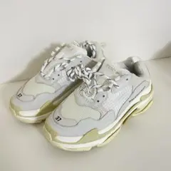 正規品 バレンシアガ トリプルエス ホワイト 37