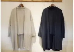 evam eva カシミヤローブ
