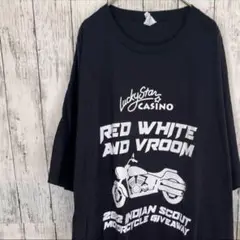 【BIGサイズ】Tシャツ RED WHITEAND VROOM 4XL ブラック