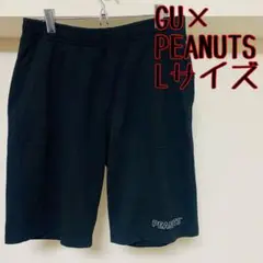 GU　PEANUTS コラボ　スヌーピー　SNOOPY ハーフパンツ　Lサイズ