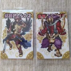 神羅万象チョコ☆紅鎧装のレムス＆魔獣兵長ギメラ２枚セット