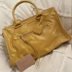 【正月SALE新品同様】miu miu ハンドバッグ