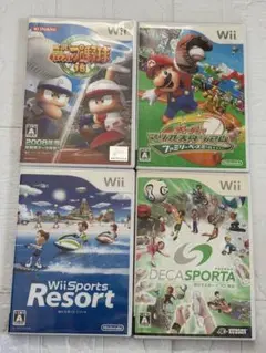 ⭐️24時間以内発送⭐️ Wiiソフトまとめ売り　4本セット　スポーツ　パワプロ