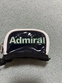 Admiral ゴルフ小物ケース ネイビー&ホワイト