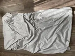 シングルサイズ ライトグレー シーツ