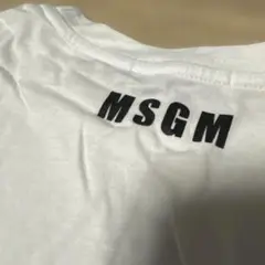 USED MSGM キッズ　ギンガムチェック柄フリル　ロゴ　12A 140150