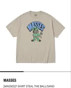 MASSES T-SHIRT STEAL THE BALL/SAND Lサイズ