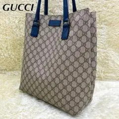 【GUCCI】濃緑色 トートバッグ PVC GGスプリーム A4 肩掛け