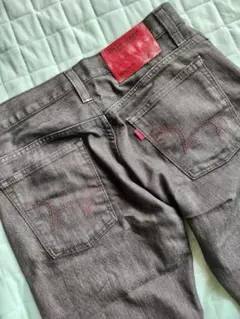 送料込み★EDWIN　503ブルートリップブラック系ダメ－ジデニム　size31