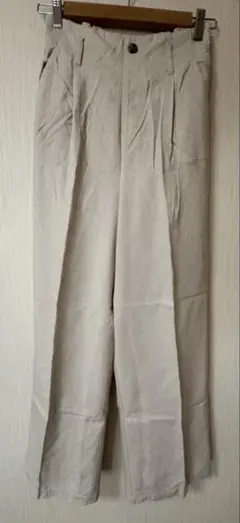 ナチュラルクチュール タックワイドパンツ