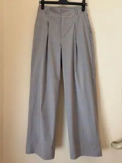 URBAN RESEARCH DOORS・チェック柄・ワイドパンツ・36