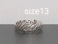 925 スターリング シルバーリング 銀製品 3-07 13号 アクセサリー