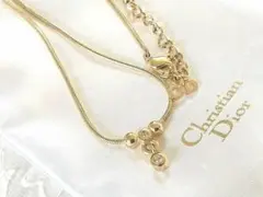 Christian Dior【未使用】スネークチェーン ネックレス D142