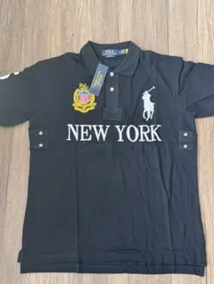 ✨Polo Ralph Lauren ブラックポロシャツ NEW YORK5-M