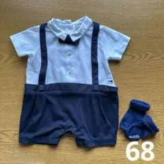 ベビー　フォーマル　ロンパース　男の子 nanan ナナン 60 70