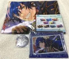 セガラッキーくじ プロセカ×あんスタ 漣ジュン タオル ポーチ ミラー3点セット
