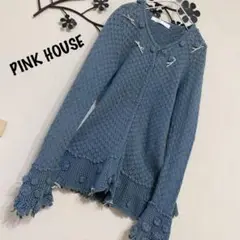 ピンクハウス PINK HOUSE リボンカーディガン