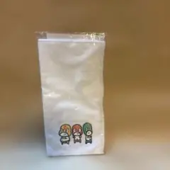 キャラクター刺繍ハンカチ ホワイト