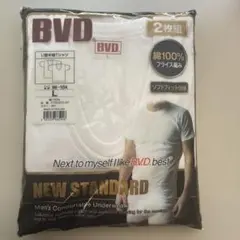 BVD U首半袖Tシャツ　L