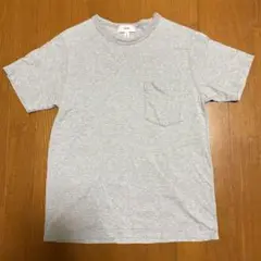 胸ポケがカワイイ!HYKE ハイク クルーネック半袖Tシャツ 綿100%