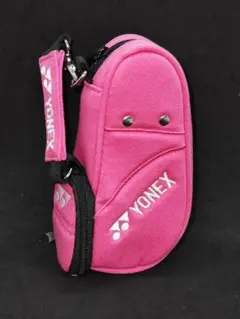 美品 YONEX ボールポーチ ボールケース ピンク ミニチュアキャディバッグ