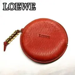 【美品】LOEWE ベラスケス レザー コインケース 小銭入れ ツイスト金具