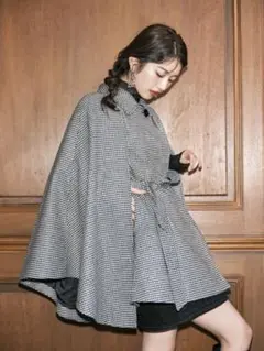 LILY BROWN RESCWOOL 2WAYケープコート